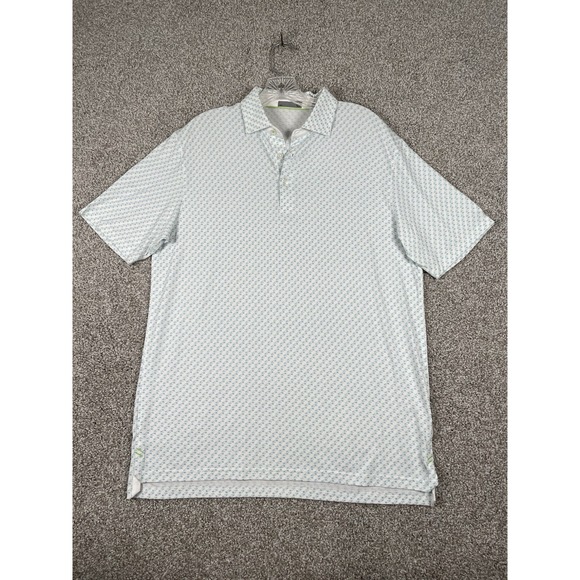 NWT TASC Performance Breathable Golf MicroAir‎ Polo Shirt White Sz Medium SP3 - Picture 1 of 9